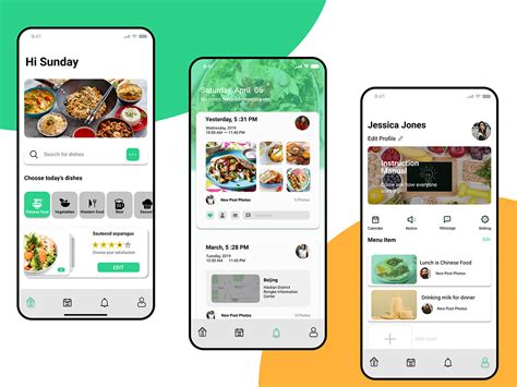 Meal Plan App UI Design Behance