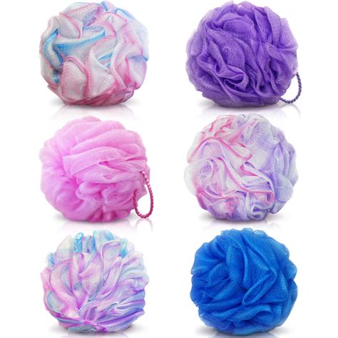 Galleon Loofah Bath Sponge 50g Set Of 6 Pastel Colors By À La Paix