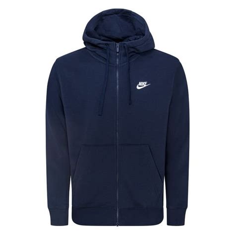 Nike Hoodie Nsw Club Navy Wit Unisportstore Nl