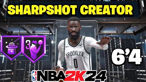 NEW Sharpshooting Shot Creator Build Best Comp PG Build In NBA 2K24