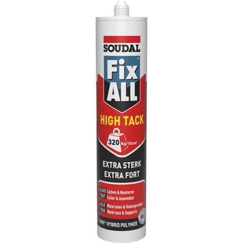 Soudal Fix All High Tack Komo 290ml Van Dijken Pro