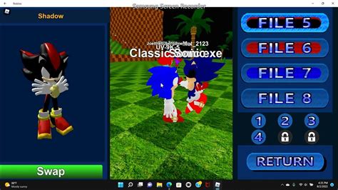 Playing Roblox Sonic Pulse Rp Game By Suggyiem And I Made Shadow And