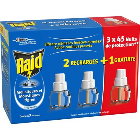 Raid Raid Recharge Lectrique Liquide Nuits X Offert Pas Cher