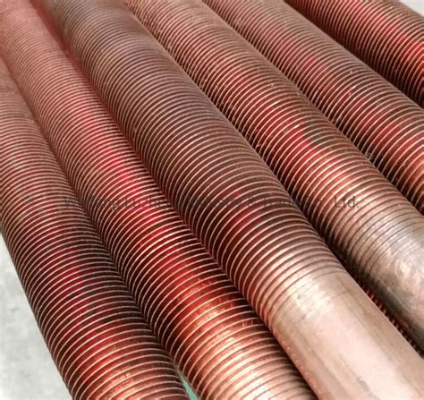 Integral Copper Fin Tube Copper Alloy High Finned Tube In C