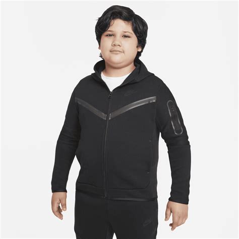 Nike Sportswear Tech Fleece Big Kids Boys Full Zip Hoodie Extended