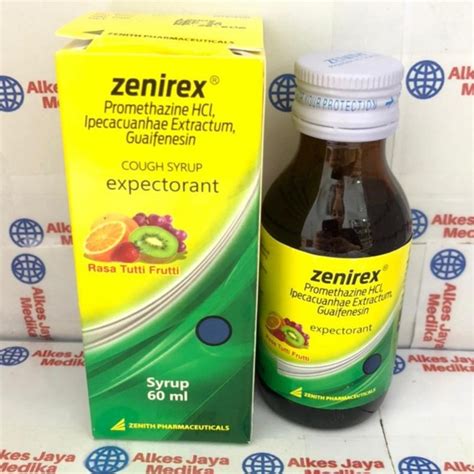 Jual Zenirex Expectorant Sirup Ml Obat Batuk Berdahak Shopee