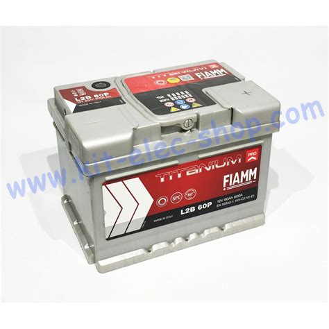 Lead Battery V Ah A En Right Fiamm Titanium Pro L P