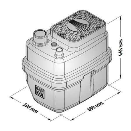 Station De Relevage D Eau De Pluie SAR 100 Dm 20 1 HP Pedrollo