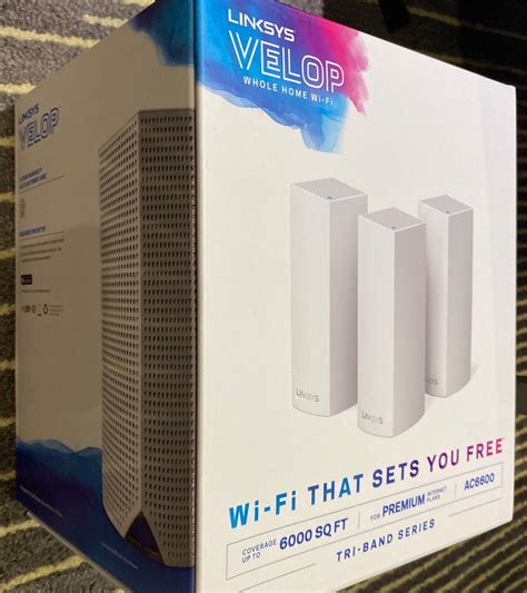 Linksys Velop Whole Home Wifi Node Ac White Tri Band Series