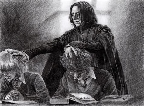 Severus Snape | Harry potter drawings, Harry potter painting, Harry ...