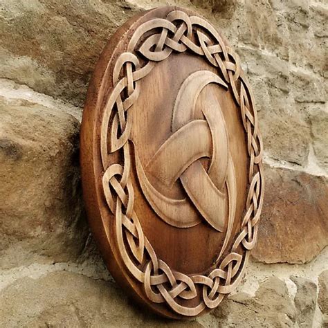 Odins Horns Carved Wood Wall Hanging Inspirit Art Store Unique Art