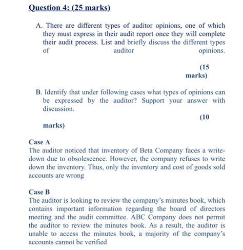 Solved Question Marks A There Are Different Types Chegg