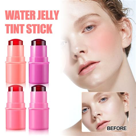 Water Jelly Tint Stick Cooling Water Jelly Tint Sheer Lip And Cheek Stain Buildable Watercolor