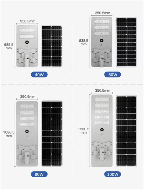 China Factory Wholesale All In One Solar Street Light W W W W