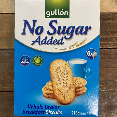 12x Gullón No Added Sugar Breakfast Biscuit Packs 2 Boxes Of 6x36g