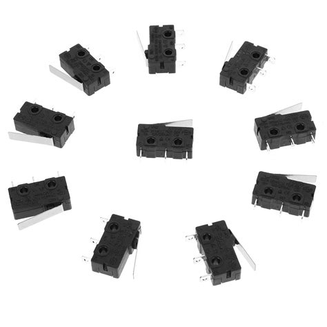 10pcs AC 125V 5 SPDT 1NO 1NC Short Straight Hinge Lever Walmart