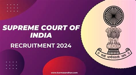 Supreme Court Of India Sci Assistant Registrar Computer Recruitment