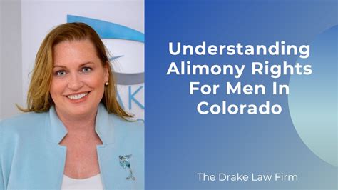 Understanding Alimony Rights For Men In Colorado YouTube