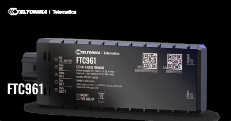 FTC961 Rastreador 4G LTE Cat 1 De Alta Precisão GNSS À Prova D água