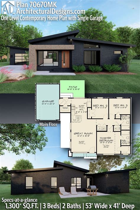 25++ Small contemporary house plans with garage ideas in 2021