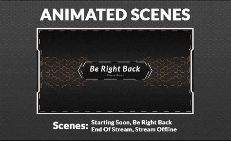 Be Right Back Stream Overlay  Twitch Overlay Template Twitch Otosection