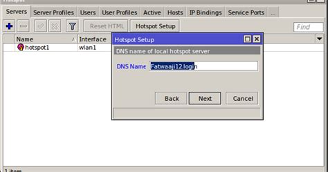 Konfigurasi Hotspot Di Router Mikrotik Mikrotik Hotspot Winbox Jaringan