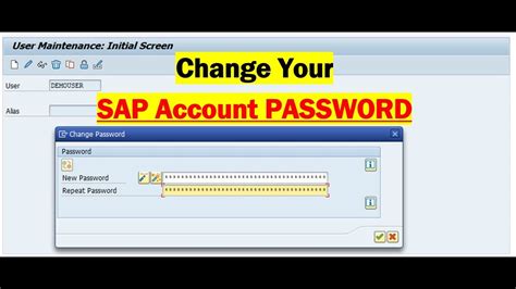 How To Change SAP Password How To Change SAP Account Password SAP