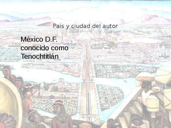 Power Point On Se Ha Perdido El Pueblo Mexicatl For Ap Spanish Literature