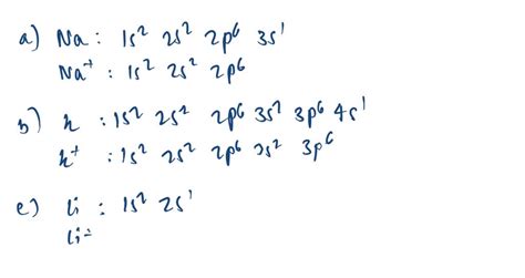 Solved Write The Electron Configurations Using Noble Gas As The Core