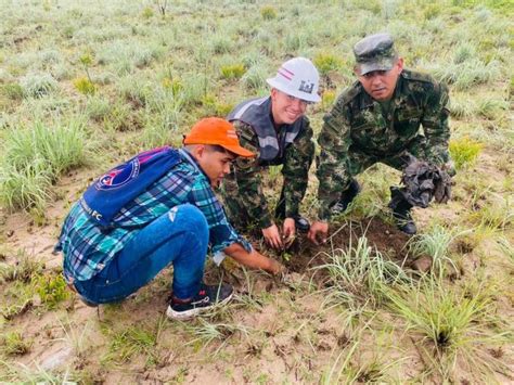 Ej Rcito Nacional De Colombia Rompe R Cords Al Sembrar Rboles