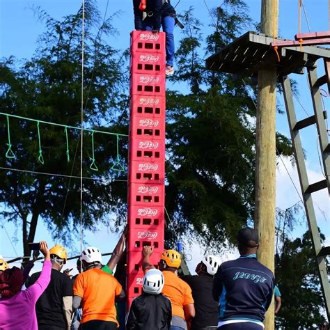 Burudani Park Full Day Package High Rope Course Zip Lining Sky Cycling