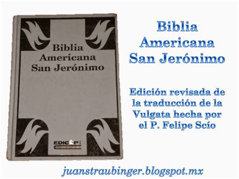 La Biblia En Español Biblia Americana San Jerónimo