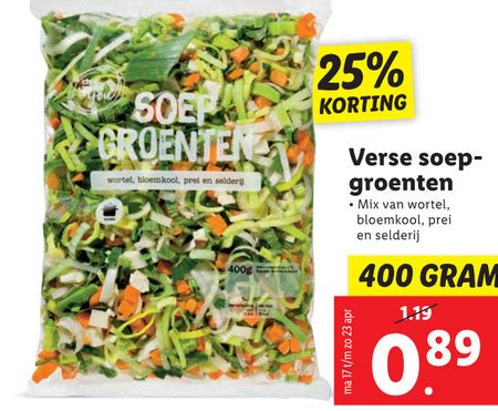 Soepgroenten Folder Aanbieding Bij Lidl Details