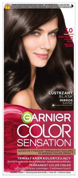 Garnier Color Sensation Hair Dye 3 0 Prestige Brown Online Shop