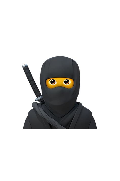 🥷 Ninja Emoji | Ninja emoji, Emoji tattoo, Emoji stickers iphone