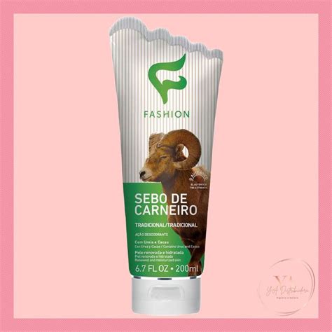 Creme Hidratante Sebo De Carneiro Tradicional Fashion 200ml Shopee Brasil