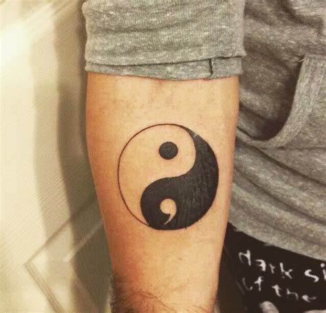 Yin Yang Ankle Tattoos