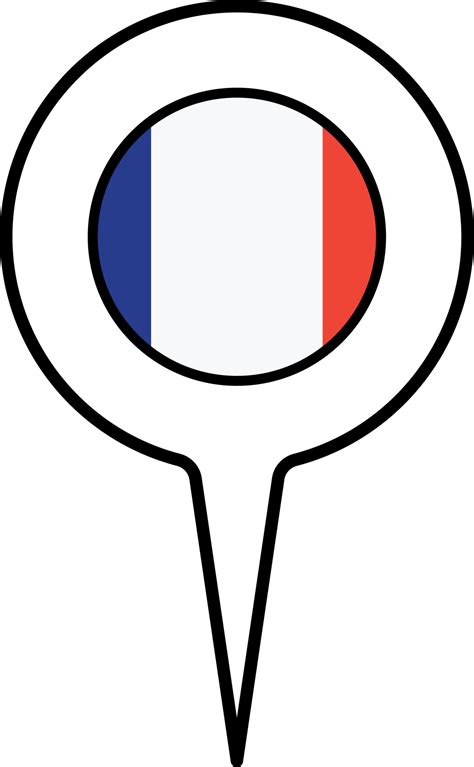 France Flag Map Pointer Icon 22796805 Png