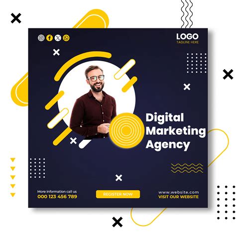 Digital Marketing Agency Poster Design Behance