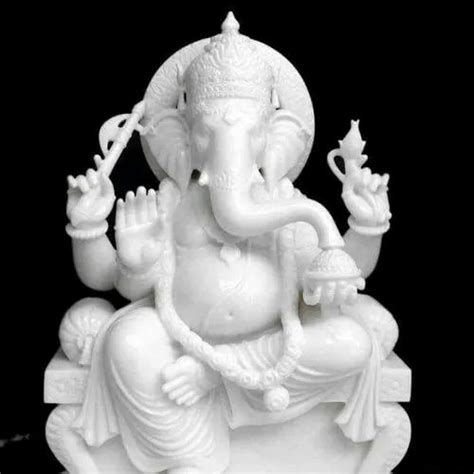 Marble Ganesh Lakshmi Statue Ganesh White Marbel Manufacturer From Alwar