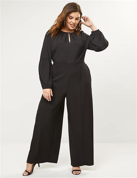 Plus Size Women S Jumpsuits Rompers Lane Bryant Wide Leg Jumpsuit