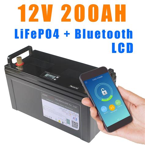 V Lifepo Bluetooth Bms Ah Ah Ah Batteria Rv Accumulo Di