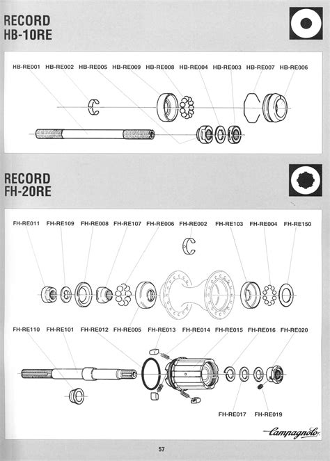 Campagnolo Spare Parts Catalogue 1990 | Reviewmotors.co