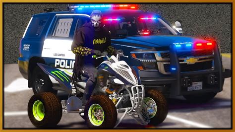 GTA 5 Roleplay Quad Bike Squad Trolling Cops RedlineRP YouTube