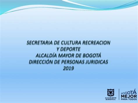 Pdf Secretaria De Cultura Recreacion Y Deporte Alcald A