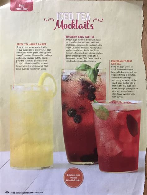 Iced Tea Mocktails