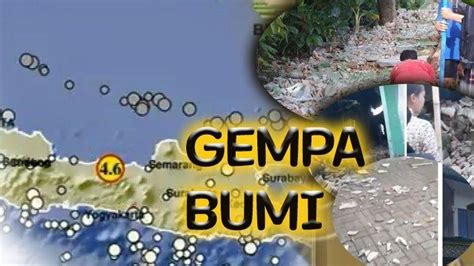 Daftar Bangunan Rusak Akibat Gempa Hari Ini Di Jawa Tengah