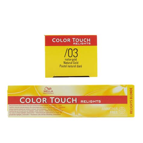 Wella Color Touch Relights Blonde Ml Natur Gold
