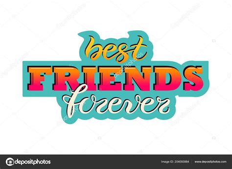 The Word Best Friends Forever