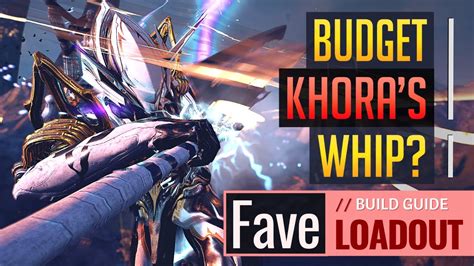 Warframe MY FAVOURITE RED CRIT LOADOUT Budget Khora S Whip YouTube